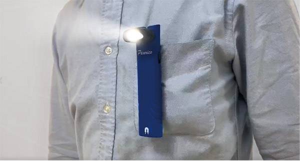3W Pocket 180 Degree Rotating Head Magnetic LED Flashlight(Blue)