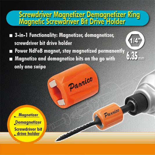 Magnetize& Demagnetize Magnetic Screwdriver Bit Drive Holder