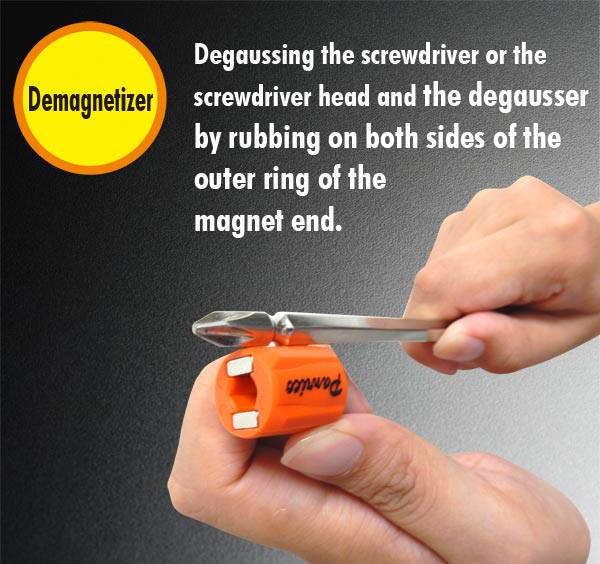 Magnetize& Demagnetize Magnetic Screwdriver Bit Drive Holder