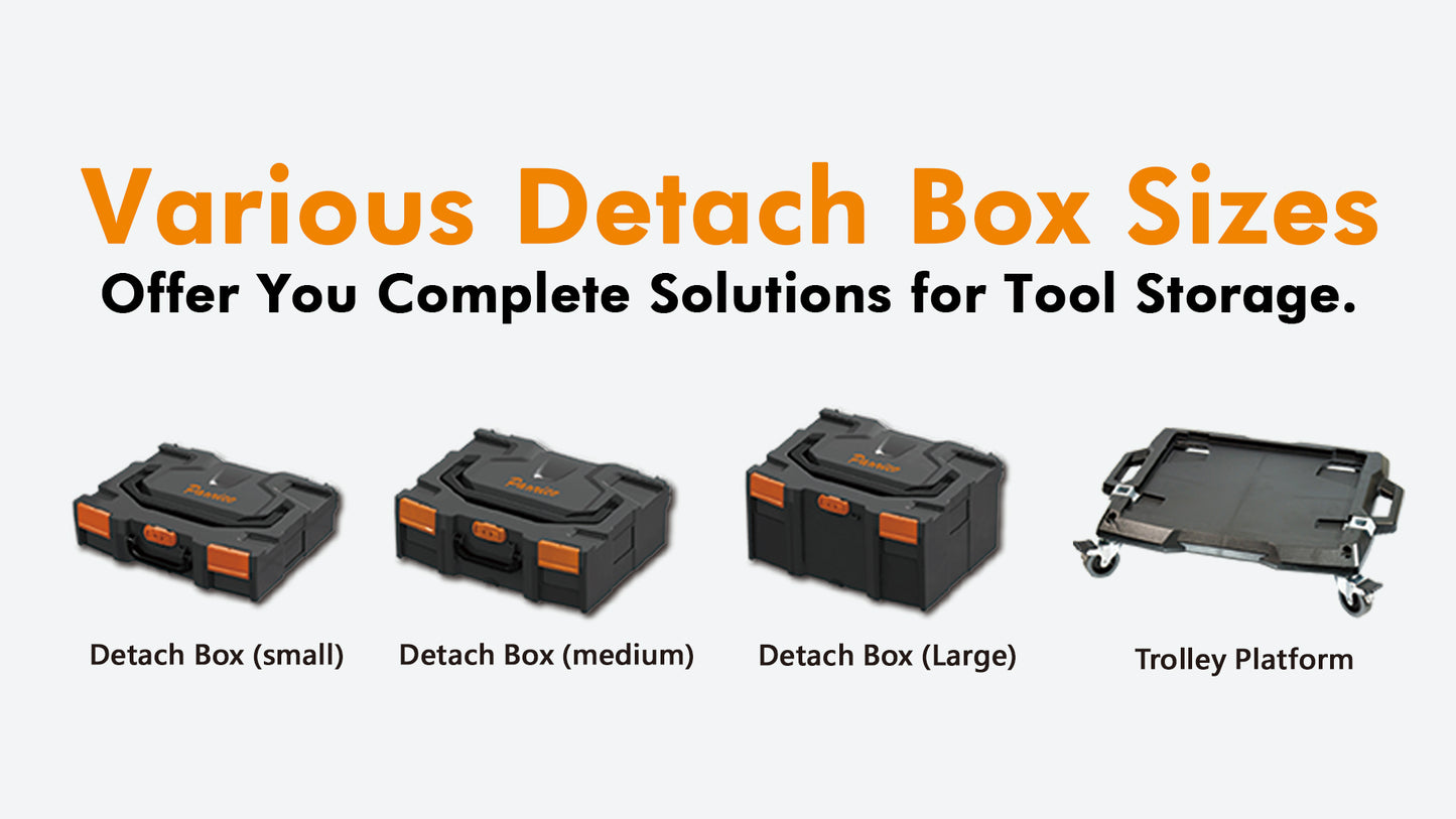 Portable Tool Organizer Storage Box Stacking Tool Box