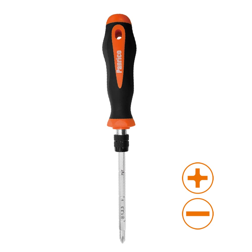 6-in-1 Telescopic Reversible Double-Head Screwdriver