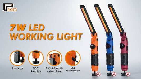 7W Rechargeable  Folding LED Work Light