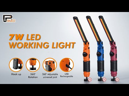 7W Rechargeable  Folding LED Work Light