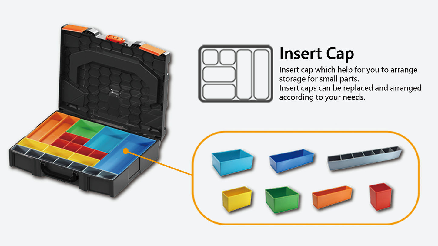 Portable Tool Organizer Storage Box Stacking Tool Box